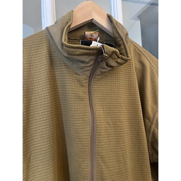 USMC Polartec FROG Grid Fleece 1/2 Zip Pullover Coyote Brown, Large.   Ff - Picture 5 of 10